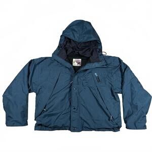 Sage Mens Jacket Size L Green Hiking Outdoor Waterproof